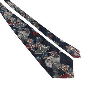 Gitano Mens Necktie Sports Football Team Designer Accessory Work Casual Dad Gift